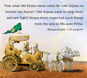 Purport to Bhagavad Gita 1.25 image - thumbnail size