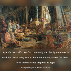 Purport to Bhagavad Gita 1.32-35 image - thumbnail size