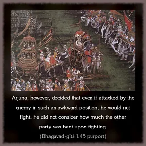Purport to Bhagavad Gita 1.45 image - thumbnail size