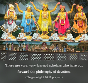Purport to Bhagavad Gita 10.11 image - thumbnail size