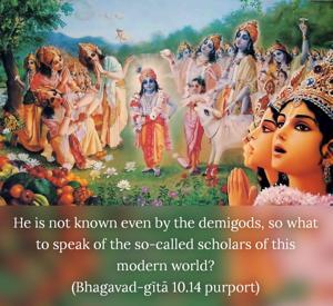 Purport to Bhagavad Gita 10.14 image - thumbnail size