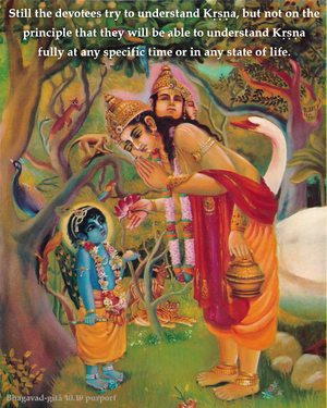 Purport to Bhagavad Gita 10.19 image - thumbnail size