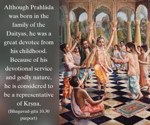 Purport to Bhagavad Gita 10.30 image - thumbnail size