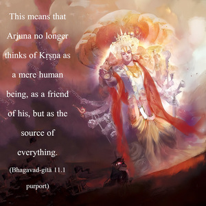 Purport to Bhagavad Gita 11.1 image - thumbnail size