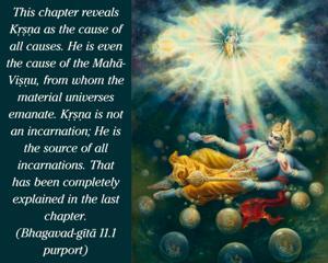 Purport to Bhagavad Gita 11.1 image - thumbnail size