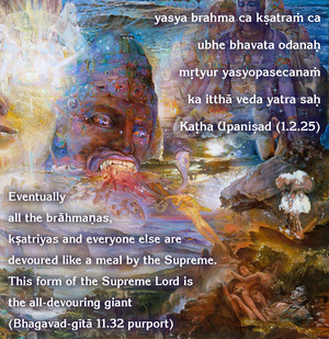 Purport to Bhagavad Gita 11.32 image - thumbnail size