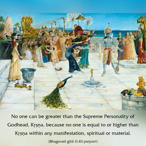 Purport to Bhagavad Gita 11.43 image - thumbnail size