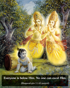 Purport to Bhagavad Gita 11.43 image - thumbnail size