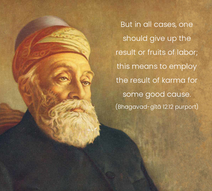 Purport to Bhagavad Gita 12.12 image - thumbnail size