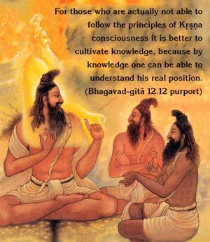 Purport to Bhagavad Gita 12.12 image - thumbnail size