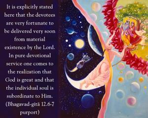 Purport to Bhagavad Gita 12.6-7 image - thumbnail size