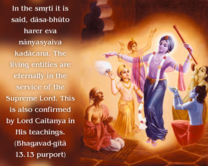 Purport to Bhagavad Gita 13.13 image - thumbnail size