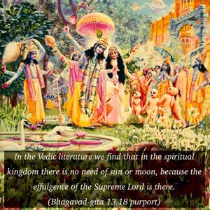 Purport to Bhagavad Gita 13.18 image - thumbnail size