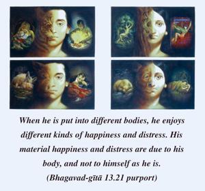 Purport to Bhagavad Gita 13.21 image - thumbnail size