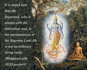 Purport to Bhagavad Gita 13.23 image - thumbnail size