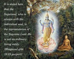 Purport to Bhagavad Gita 13.23 image - thumbnail size