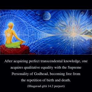 Purport to Bhagavad Gita 14.2 image - thumbnail size