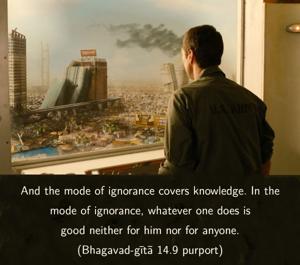 Purport to Bhagavad Gita 14.9 image - thumbnail size