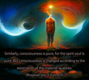 Purport to Bhagavad Gita 15.9 image - thumbnail size