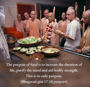 Purport to Bhagavad Gita 17.10 image - thumbnail size