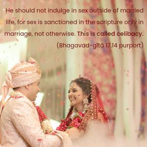 Purport to Bhagavad Gita 17.14 image - thumbnail size