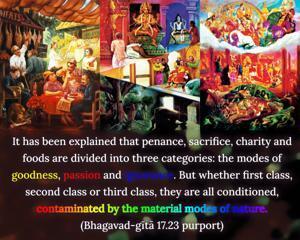 Purport to Bhagavad Gita 17.23 image - thumbnail size