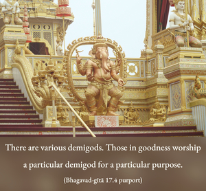Purport to Bhagavad Gita 17.4 image - thumbnail size