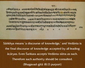Purport to Bhagavad Gita 18.13 image - thumbnail size