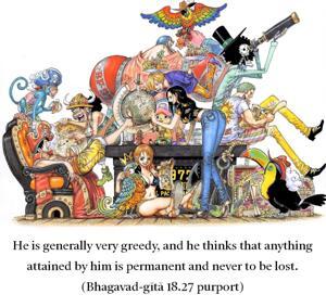 Purport to Bhagavad Gita 18.27 image - thumbnail size