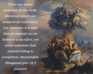 Purport to Bhagavad Gita 18.3 image - thumbnail size
