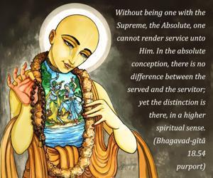 Purport to Bhagavad Gita 18.54 image - thumbnail size