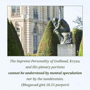 Purport to Bhagavad Gita 18.55 image - thumbnail size