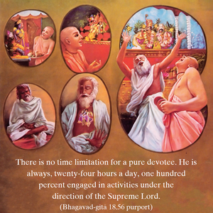 Purport to Bhagavad Gita 18.56 image - thumbnail size