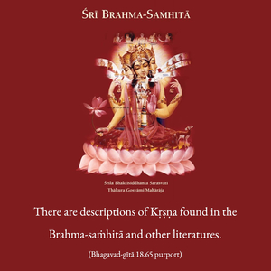 Purport to Bhagavad Gita 18.65 image - thumbnail size