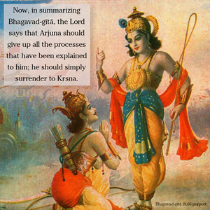 Purport to Bhagavad Gita 18.66 image - thumbnail size