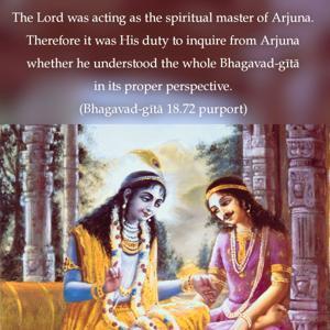 Purport to Bhagavad Gita 18.72 image - thumbnail size