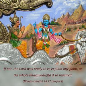 Purport to Bhagavad Gita 18.72 image - thumbnail size