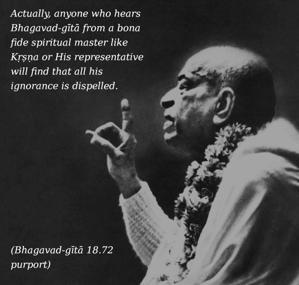 Purport to Bhagavad Gita 18.72 image - thumbnail size