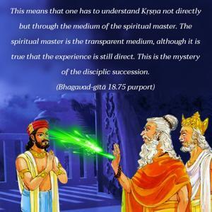Purport to Bhagavad Gita 18.75 image - thumbnail size