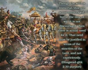Purport to Bhagavad Gita 2.30 image - thumbnail size