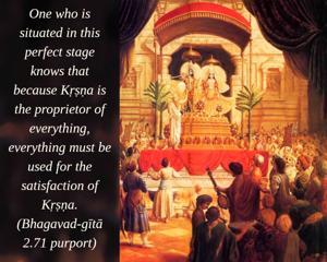 Purport to Bhagavad Gita 2.71 image - thumbnail size
