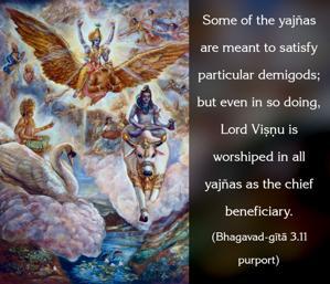 Purport to Bhagavad Gita 3.11 image - thumbnail size