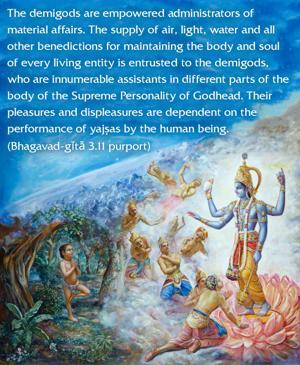 Purport to Bhagavad Gita 3.11 image - thumbnail size