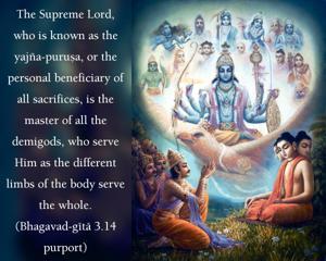 Purport to Bhagavad Gita 3.14 image - thumbnail size