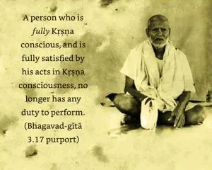 Purport to Bhagavad Gita 3.17 image - thumbnail size