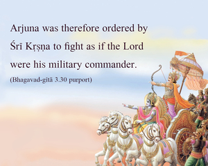 Purport to Bhagavad Gita 3.30 image - thumbnail size