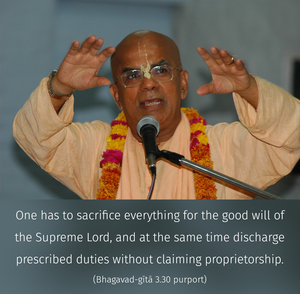 Purport to Bhagavad Gita 3.30 image - thumbnail size