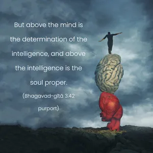 Purport to Bhagavad Gita 3.42 image - thumbnail size