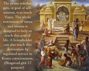 Purport to Bhagavad Gita 3.7 image - thumbnail size