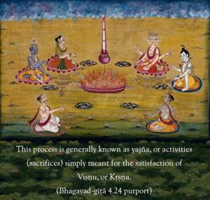 Purport to Bhagavad Gita 4.24 image - thumbnail size